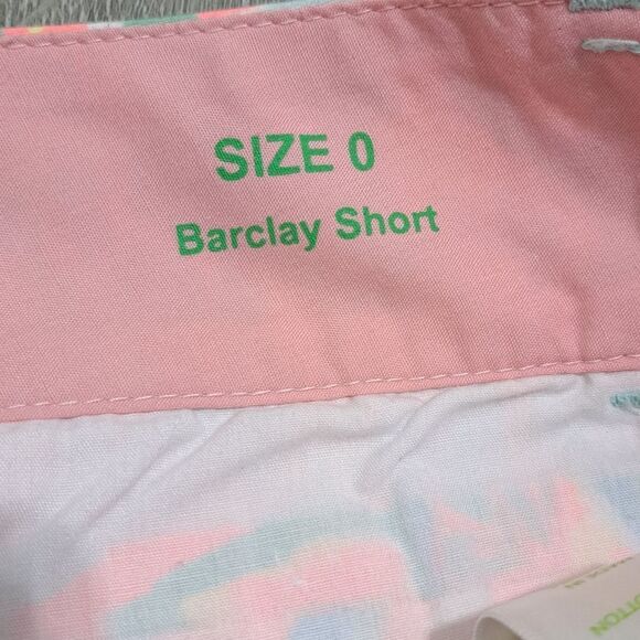 Lilly Pulitzer Barclay Tropical Print Summer Short Size 0 Multi- Color - Picture 6 of 15